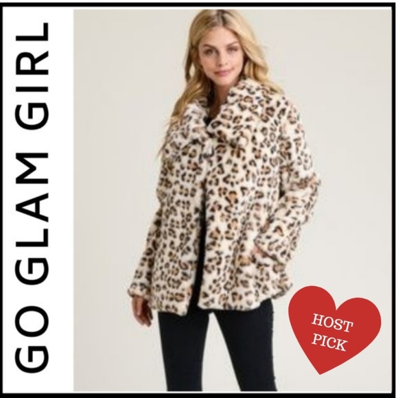 Glam Girl Fashion Jackets & Blazers - NWT 1 LEFT Oversized Leopard Coat Medium